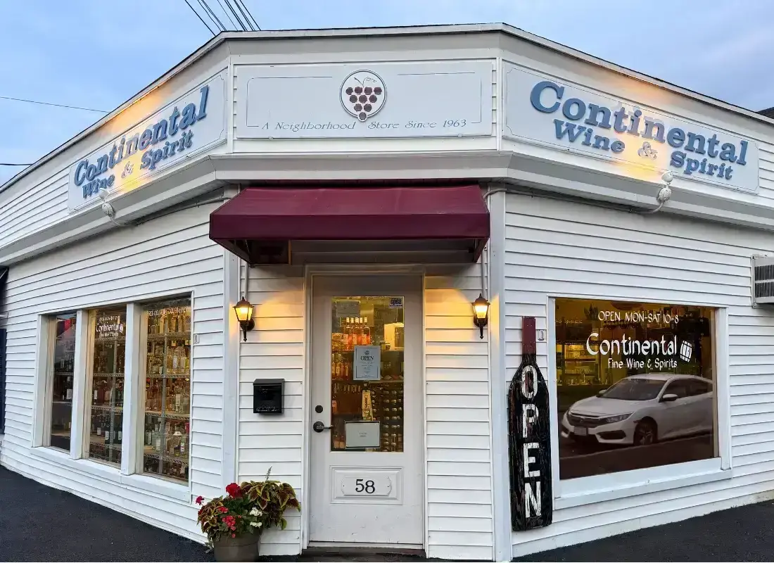 Continental Fine Wines store interior showcasing premium wine selections