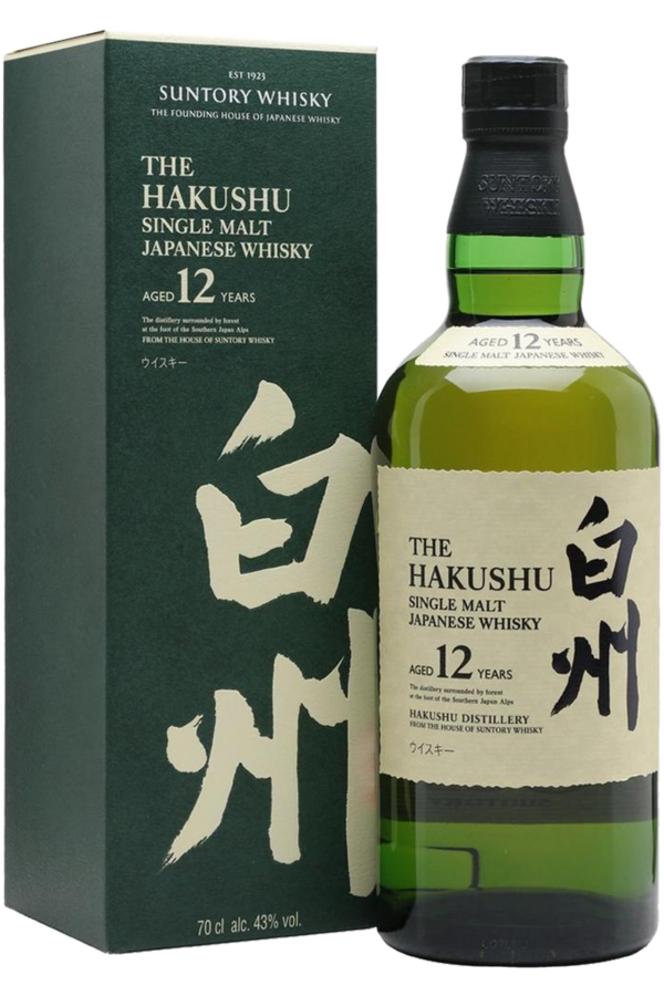 Hakushu 12 Year Japanese Single Malt Whisky 750ml