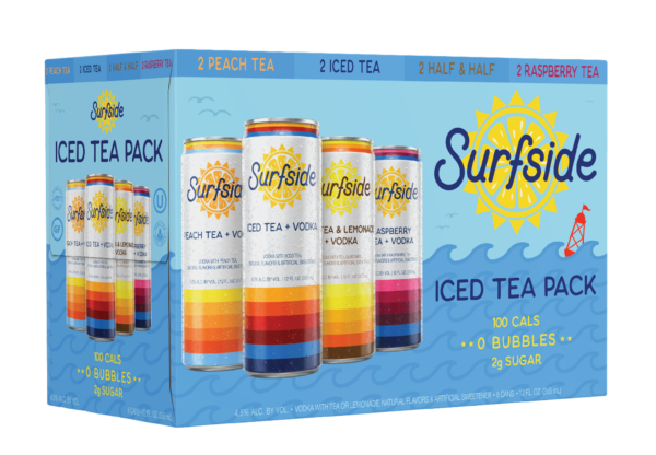 Surfside Vodka Iced Tea Variety Pack (Non-Carbonated) 8pk Cans