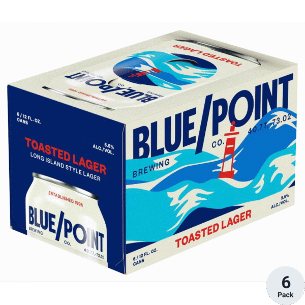 Blue Point Toasted Lager 6pk 12oz Cans