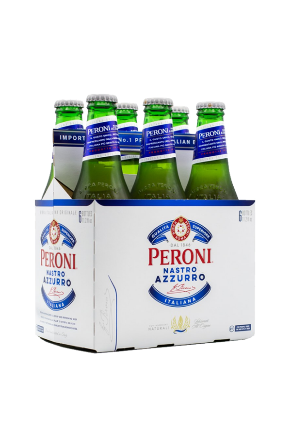 Peroni Nastro Azzurro 6-Pack Bottles (11.2oz)