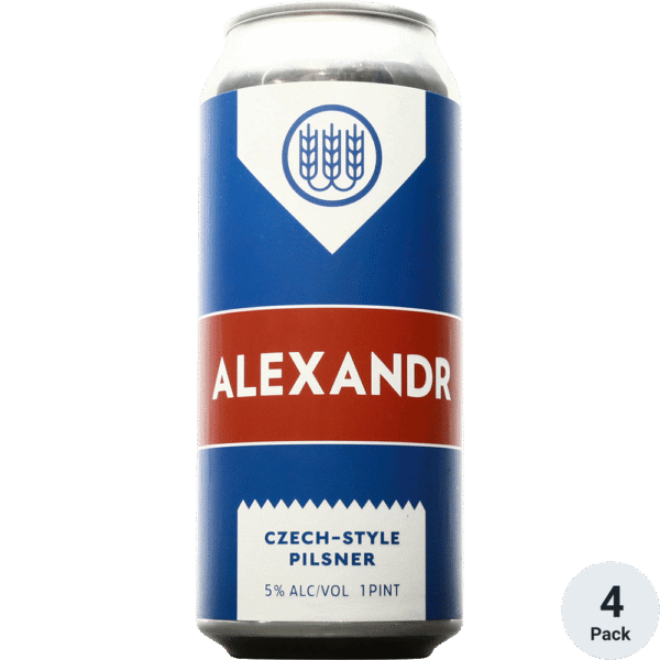 Schilling Alexandr Czech-Style Pilsner 4pk  Cans