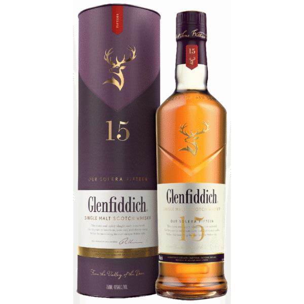 Glenfiddich 15 Year Single Malt Scotch Whisky 750ml