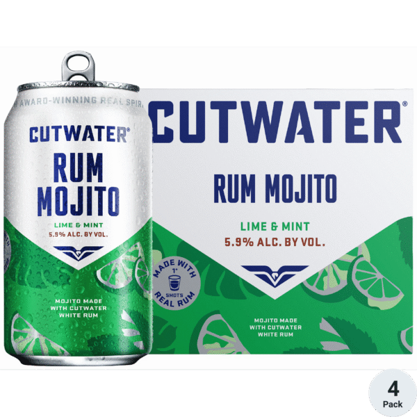 Cutwater Rum Mojito 4pk 12oz Cans