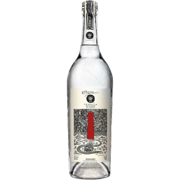 123 Organic Tequila “Uno” Blanco 750ml