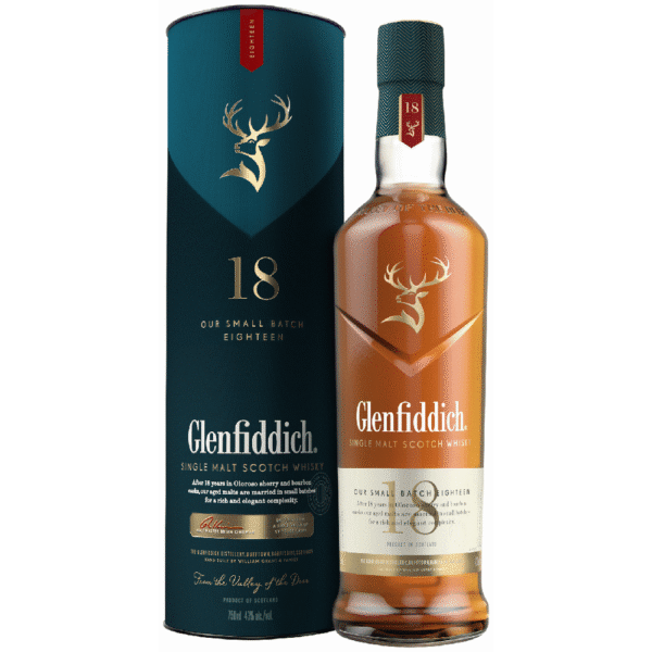 Glenfiddich 18 Year Single Malt Scotch Whisky 750ml