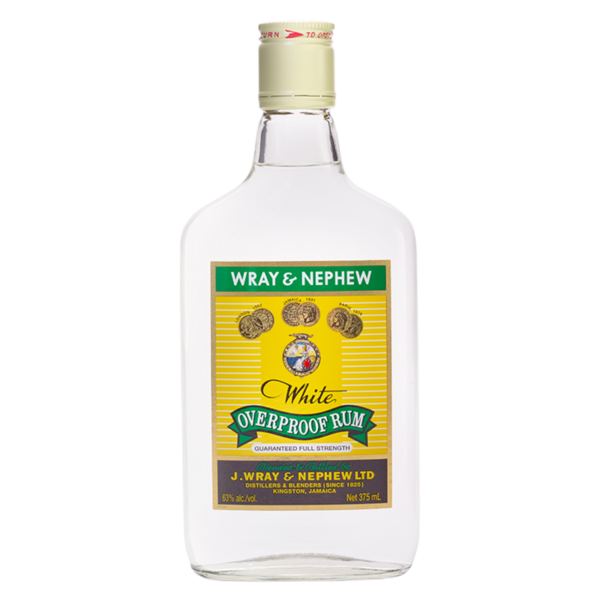 J. Wray & Nephew White Overproof Rum 375ml