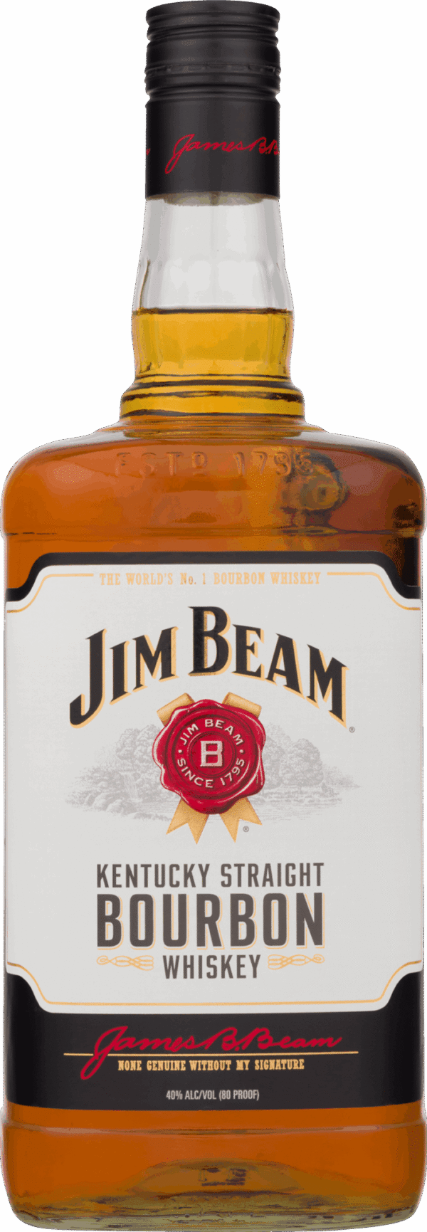 Jim Beam Kentucky Straight Bourbon Whiskey 1.75L