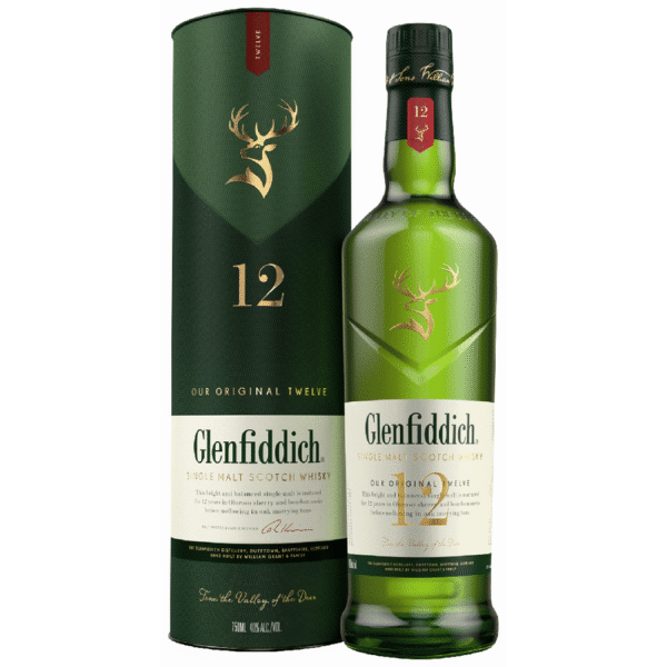 Glenfiddich 12 Year Single Malt Scotch Whisky 750ml