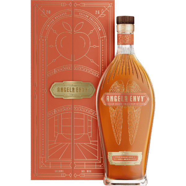Angel’s Envy 2026 Cellar Collection Peach Brandy Rye Whiskey 750ml
