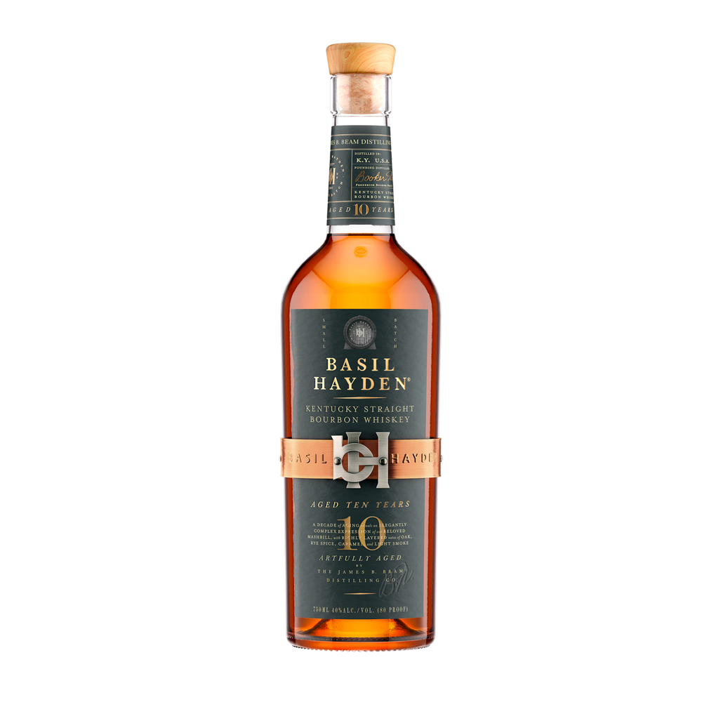 Basil Hayden 10 Year Kentucky Straight Bourbon Whiskey 80 Proof 750 mL